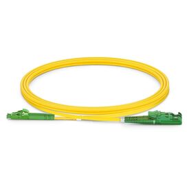 Equip  E2000 APC to LC APC Fiber Cable, SM, 10m 255106