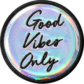 MAGMOJI Badge Good Vibes Only Logo badge for mobile L_MM_GVO