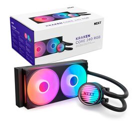 NZXT Kraken Core 240 RGB, Liquid cooling kit, 12 cm,   Black