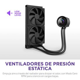 NZXT Kraken Plus 240, All-in-one liquid cooler, 12 cm, Black