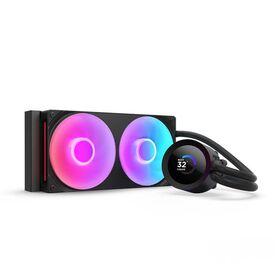 NZXT Kraken Plus RGB 240, All-in-one liquid cooler, 12 cm, Black