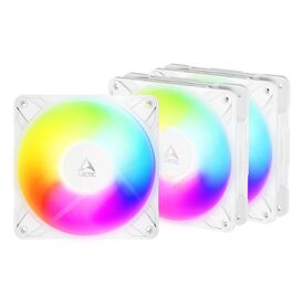 ARCTIC Freezer P12 Pro Reverse A-RGB (White) - 3 Pack - 120 mm A-RGB PWM Fan