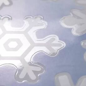 HERMA Window Picture Snowflake, Film, White 15757