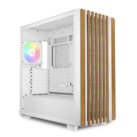 Sharkoon REBEL C70G RGB, Full Tower, PC, White, Wood, ATX