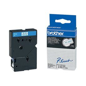 Brother / White, blue / Roll (1.2cm x 7.7m) 1 pcs / print | TC203