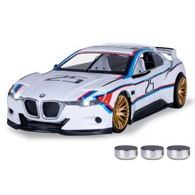 JAMARA BMW 3.0 CSL Hommage R Diecast 1:24 white incl. Button cells