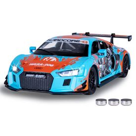 Jamara Audi R8 LMS Diecast 1:24 blue incl. Button cells 402605