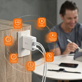 j5create JUP4370EF-N / Power adapter / 70 Watt / PD 2.0, PD 3.0,