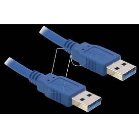 Delock / USB cable / USB Type A (M) to USB Type A (M) / U | 83121