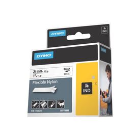 DYMO RhinoPRO Flexible Nylon / Nylon / black on white / | 1734524
