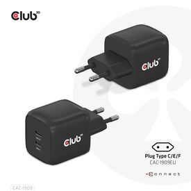 Club 3D CAC-1909 / Power adapter / PPS and GaN techn | CAC-1909EU