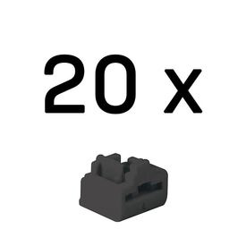LINDY / LAN port blocker / black (pack of 20) | 47892