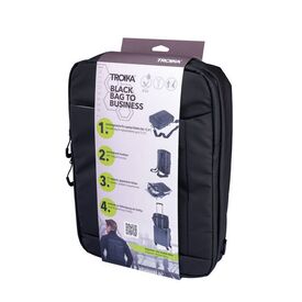 Shoulder bag, 12L, 360 x 260 x 70 mm, 660 g, polyester | BBL63/BK