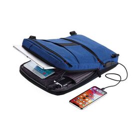 TROIKA SAFTSACK / City backpack / Blue / Monochromatic | RUC71/DB