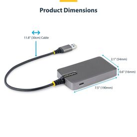 StarTech.com / Hub / 4 x USB 3.2 Gen 1 + 1 x US | 5G4AC-USB-A-HUB