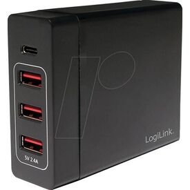 LogiLink Table Charger / Power adapter / 72 Watt / 4 out | PA0122