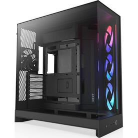 NZXT H9 Flow RGB, Midi Tower, PC, Black CMH92FBR1