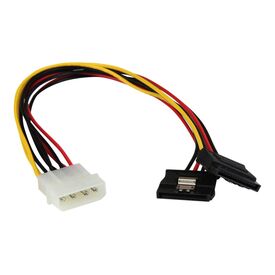 StarTech.com 12in LP4 to 2x Latching SATA Power Y PYO2LP4LSATA