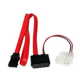 StarTech.com 20in Slimline SATA to SATA with LP4 SLSATAF20