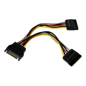StarTech.com 6in SATA Power Y Splitter Cable Adapter PYO2SATA