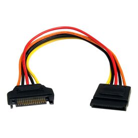 StarTech.com 8in 15 pin SATA Power Extension Cable SATAPOWEXT8