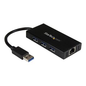StarTech.com USB 3.0 Hub with Gigabit Ethernet ST3300GU3B