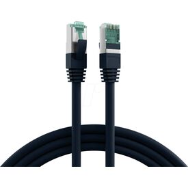 EFB-Elektronik Patch cable RJ-45 (M) to RJ-45 (M)  1m black  MK6001.1B