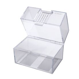Herlitz 50022946 A8 Plastic Transparent Karteikasten 50022946