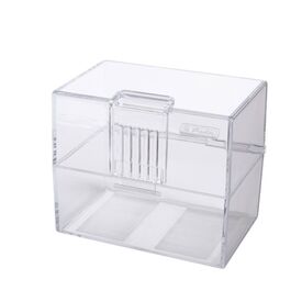 Herlitz 50022946 A8 Plastic Transparent Karteikasten 50022946
