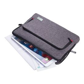 Troika Mon Carry Laptop Sleeve Bag Grey  for Laptops, and Tablets