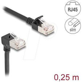 Delock / Network cable / RJ-45 (M) down-angled to RJ-45 ( | 80303
