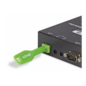 LINDY / LAN port blocker with key / green | 47912