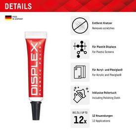 DISPLEX Handy-Display Politur DISPLEX Plastic Repair