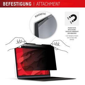 DISPLEX Universal Laptop  Notebook 13,3'' (16:10) Privacy Safe magnetic
