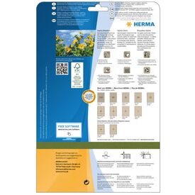 HERMA 10753 / Brown / Rectangle / Permanent / 480 pc(s) / 24 pc(s