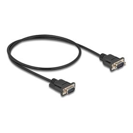 Delock / Serial cable / DB-9 (M) with nuts to DB-9 (M) wi | 87839