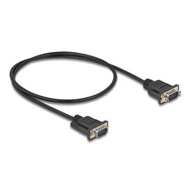 Delock / Serial cable / DB-9 (M) with nuts to DB-9 (M) wi | 87839