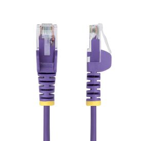 StarTech.com 5m Purple Slim CAT6 Ethernet Cable, Sna | N6PAT5MPLS