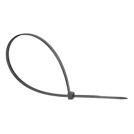 Alcasa KAB-10S25 / Parallel entry cable tie / Nylon / Black / 10