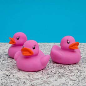 Thumbs Up 1001800 / Bath rubber duck / Boy/Girl / Pink