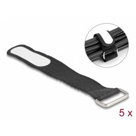 Delock / Cable tie / loop and label tap / 12.7 cm / black | 19603