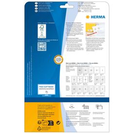 HERMA Special / White / 64.6 x 33.8 mm 600 label(s) (25 sh | 4227