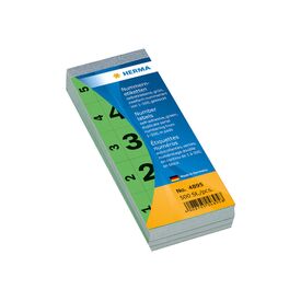 HERMA / Decoration adhesive / numbers 1-500 / 2.8 x 5.6 cm | 4895