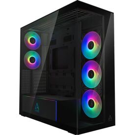 ARCTIC Xtender (Mirror Black) Premium E-ATX PC Case, Midi Tower