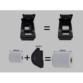 Equip 58 80mm Thermal POS Receipt Printer with Auto Cutter, USB 351006