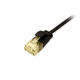 Equip Cat6A U UTP Slim Patch Cable, 0.15m, Black 626900