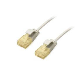 Equip Cat6A U UTP Slim Patch Cable, 1.5m, Grey 626704