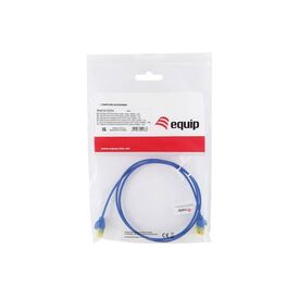 Equip Cat6A U UTP Slim Patch Cable, 3.0m, Blue 626306