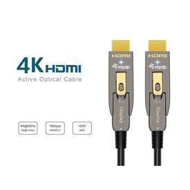 Equip HDMI HS Ethernet 2.0 DA DAOC 4K60Hz grau Cable 119411