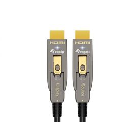 Equip HDMI HS Ethernet 2.0 DA DAOC 4K60Hz grau Cable 119413